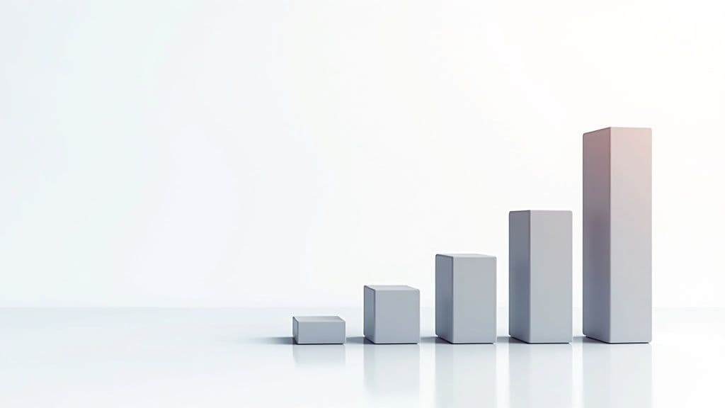 A minimalist bar chart comparing SEO tool adoption rates in 2026