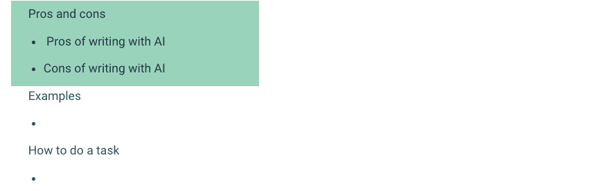 create content tab in content opportunities