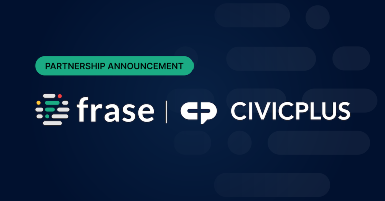 Frase Partners with CivicPlus to Help Local Governments Automate Services to Citizens