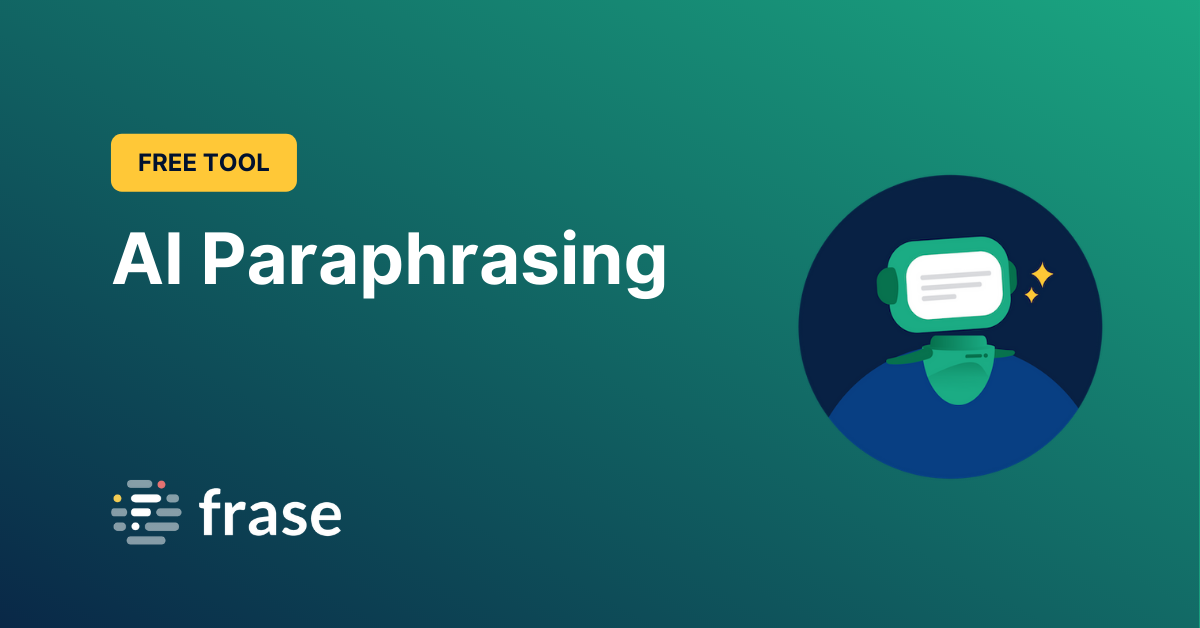 paraphrasing tool no ai